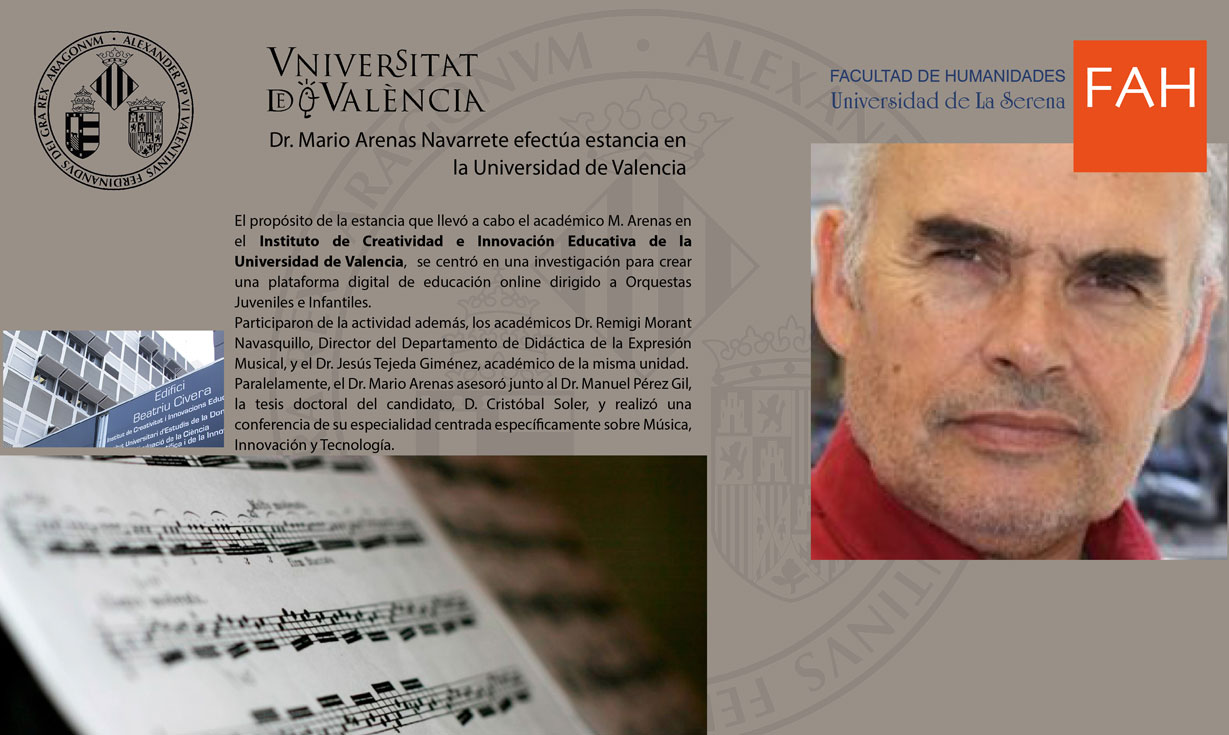 Académico Mario Arena N. efectúa estancia en Universidad de Valencia
