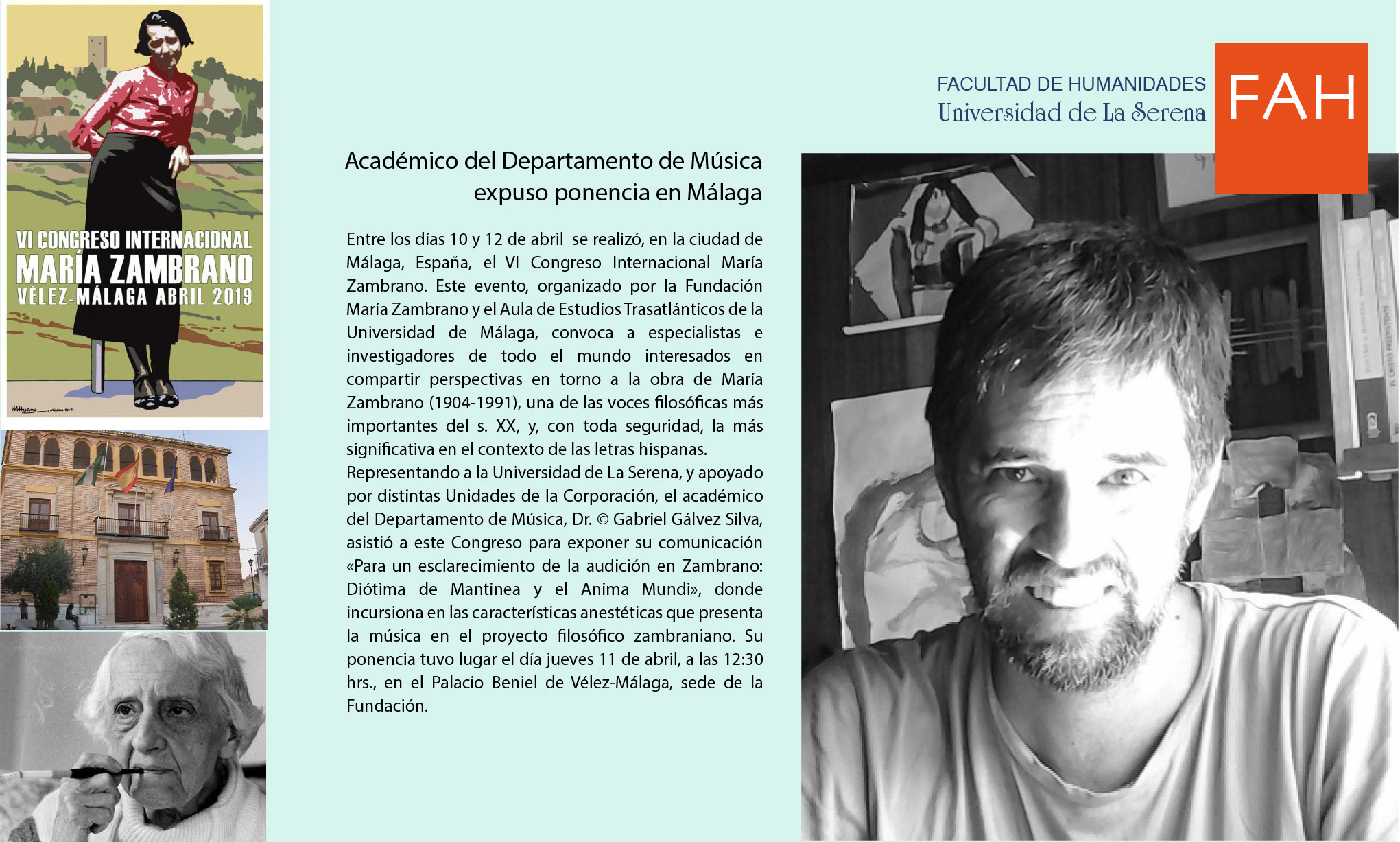 Académico del Departamento de Música Expondrá en Congreso Internacional - España